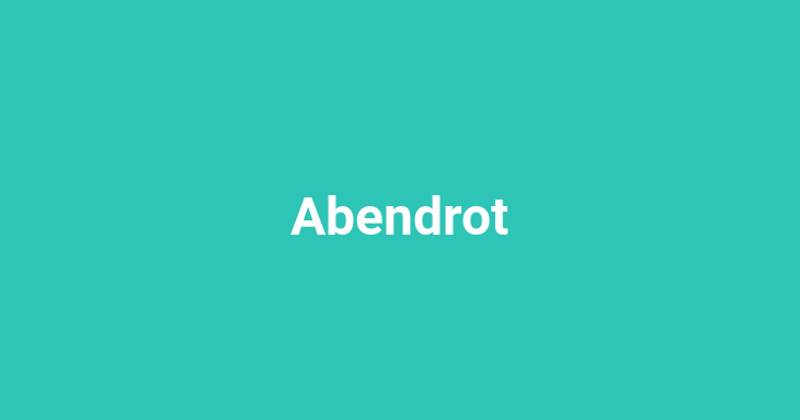 Abendrot