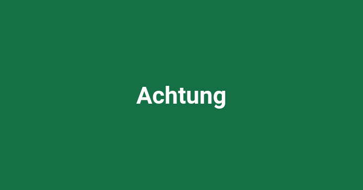 Achtung