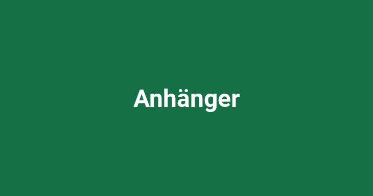 Anhänger