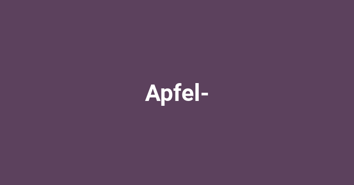 Apfel