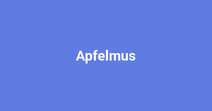 Apfelmus