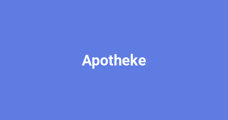 Apotheke