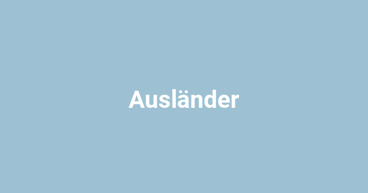 Ausländer