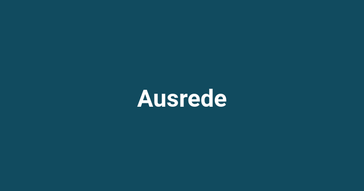 Ausrede