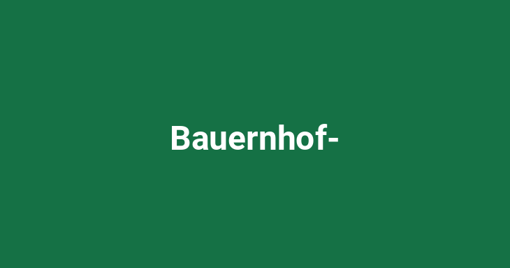 Bauernhof