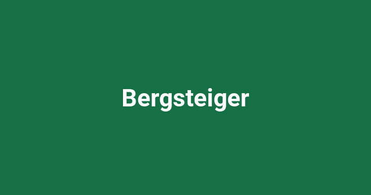 Bergsteiger