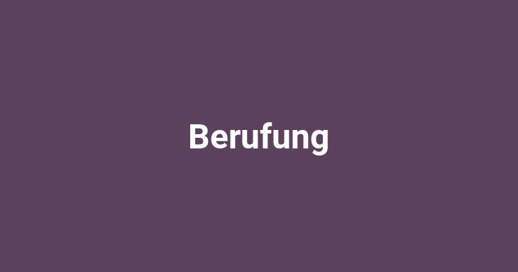 Berufung