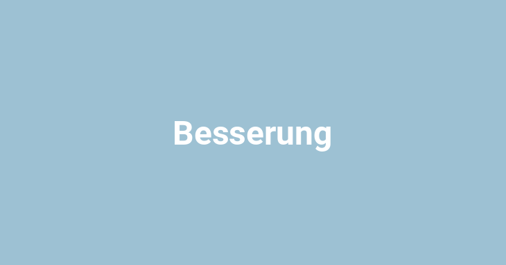 Besserung