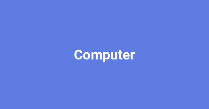 Computer [noun]