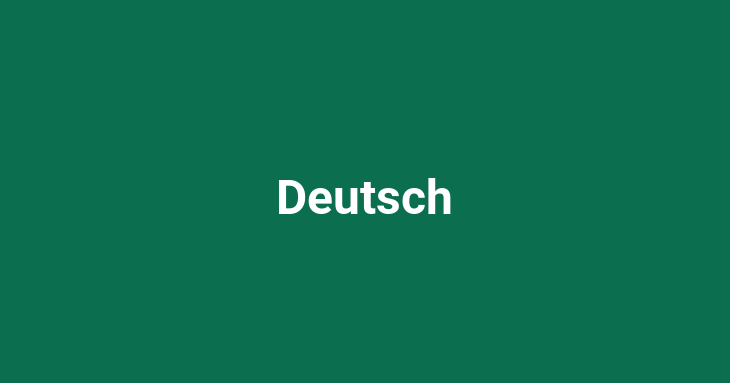 Deutsch