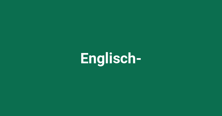 Englisch