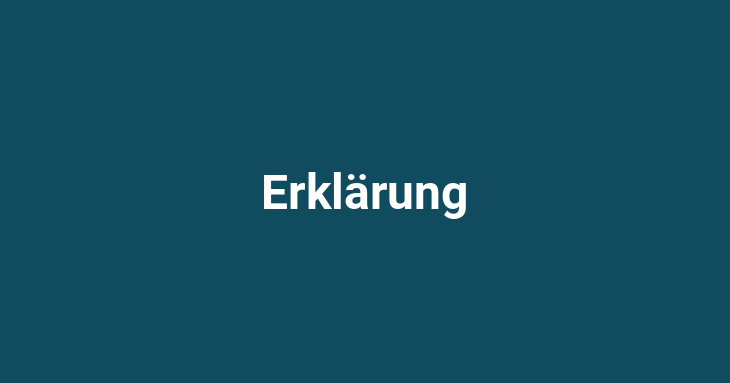 Erklärung