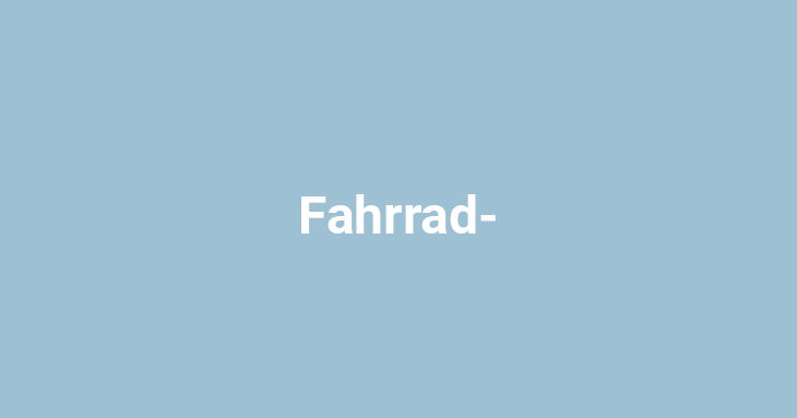 Fahrrad