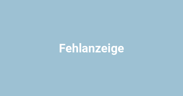 Fehlanzeige