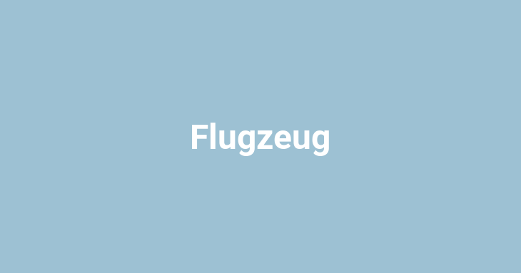 Flugzeug