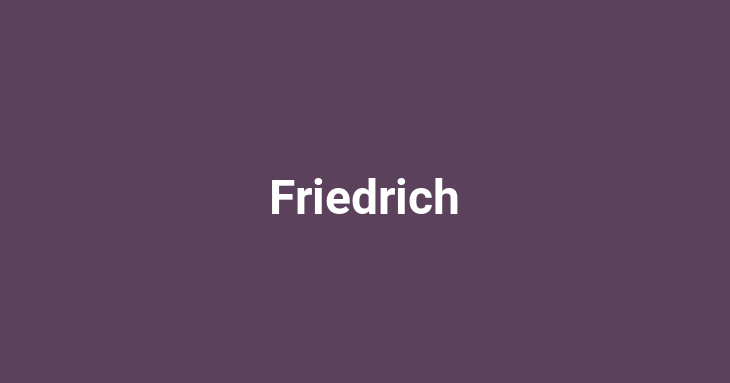 Friedrich