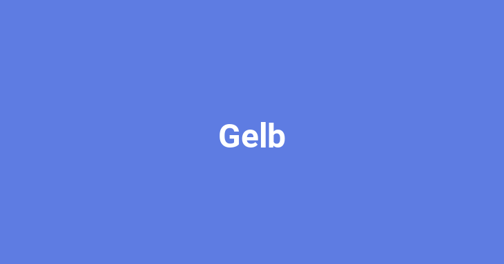 Gelb