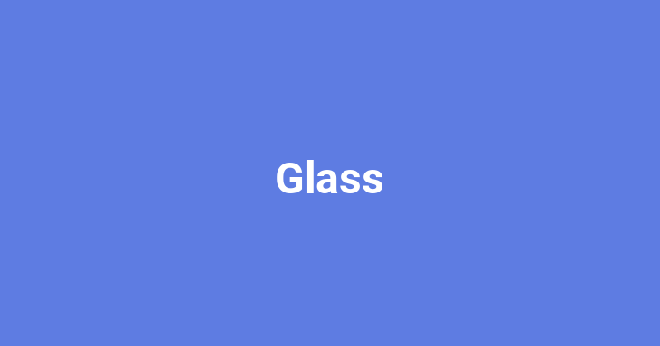 Glass (n.)