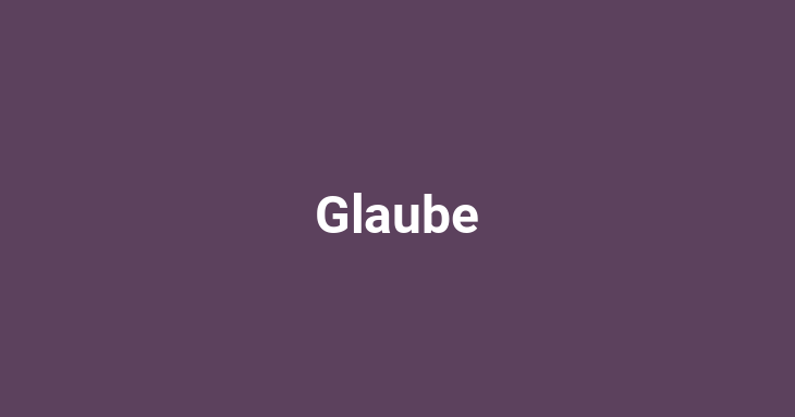 Glaube