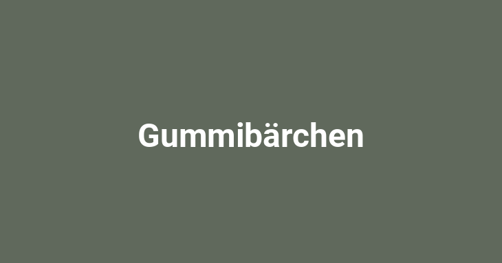 Gummibärchen