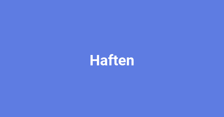 Haften