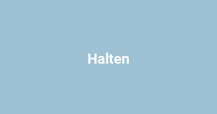 Halten