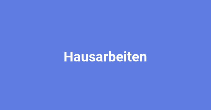 Hausarbeiten