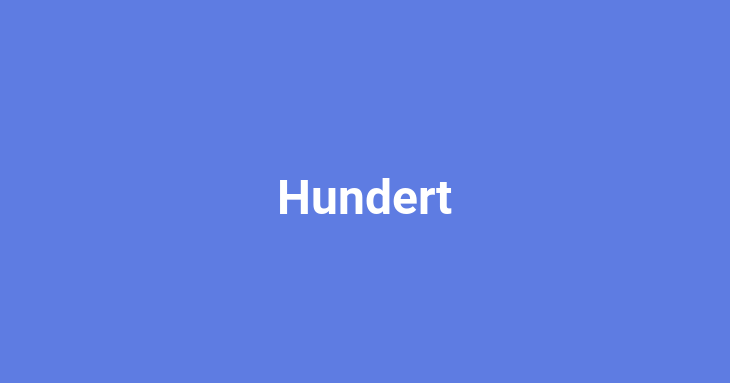 Hundert