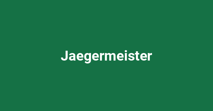 Jaegermeister