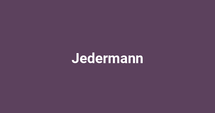 Jedermann