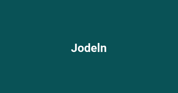 Jodeln