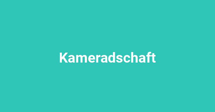 Kameradschaft