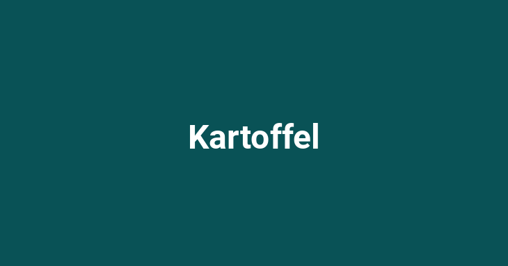 Kartoffel