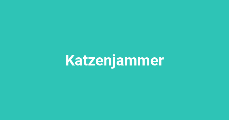 Katzenjammer