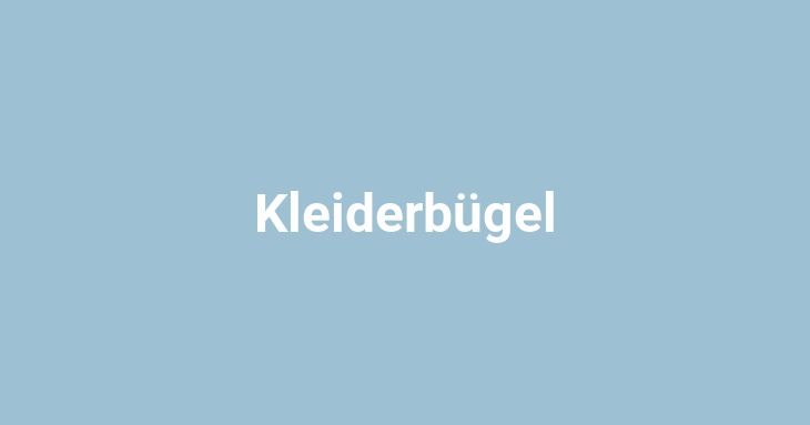 Kleiderbügel