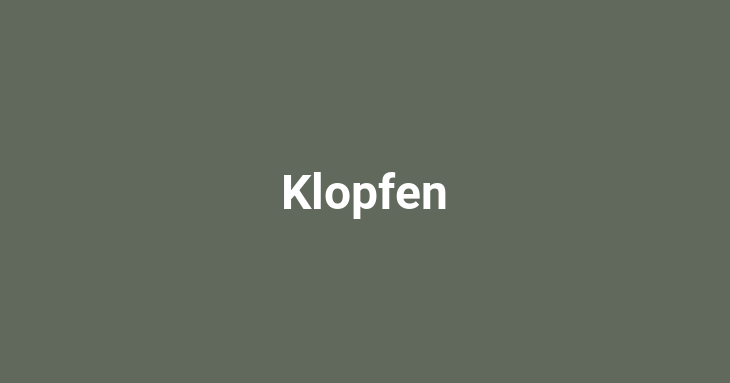 Klopfen