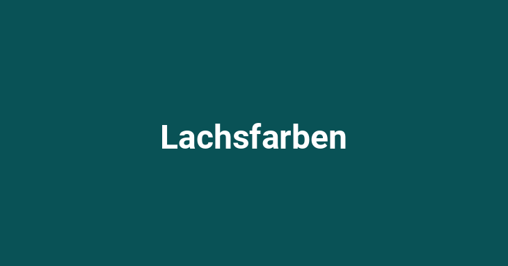 Lachsfarben