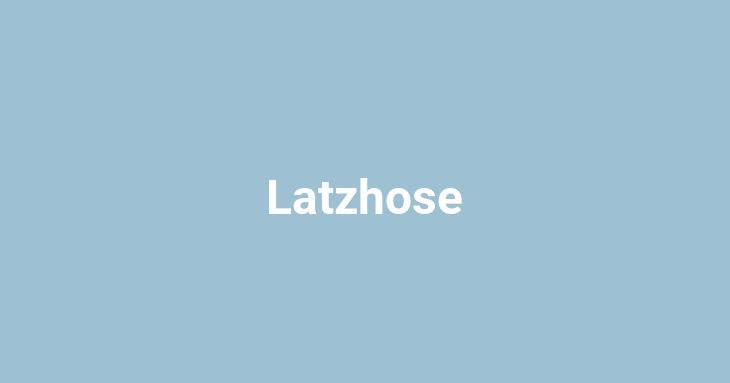 Latzhose