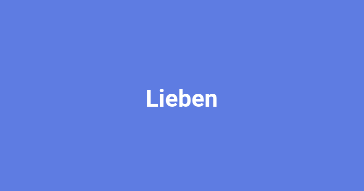 Lieben