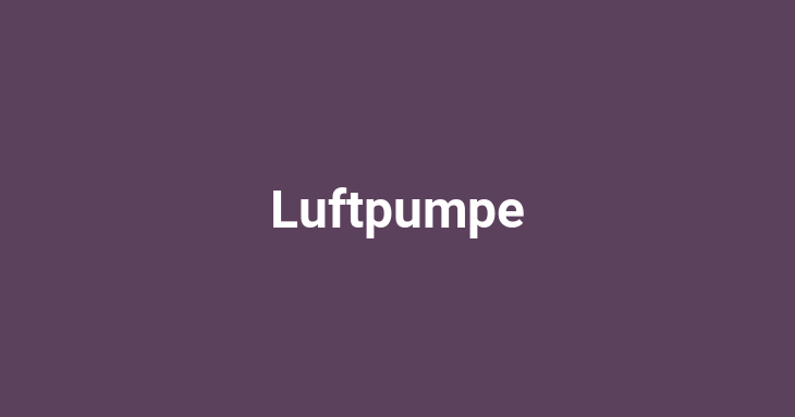 Luftpumpe