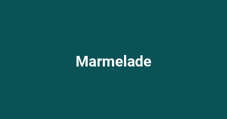 Marmelade