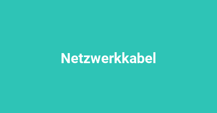 Netzwerkkabel