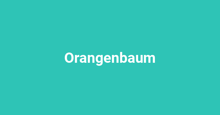 Orangenbaum