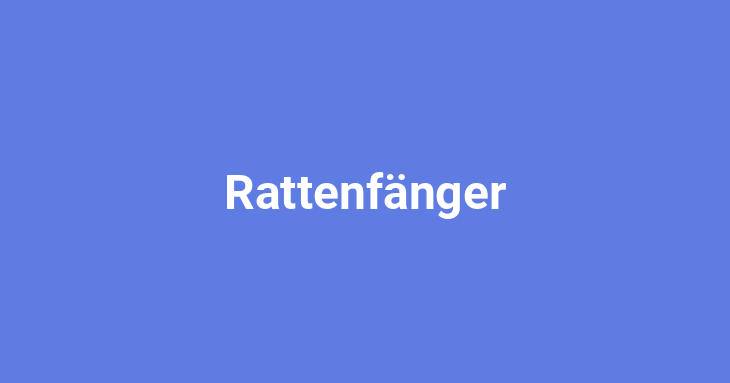 Rattenfänger