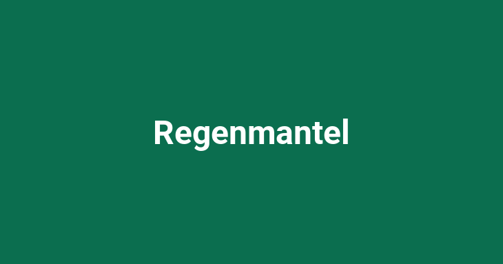 Regenmantel