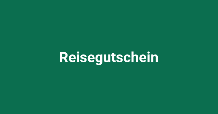 Reisegutschein