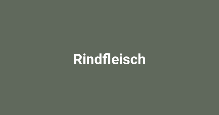 Rindfleisch