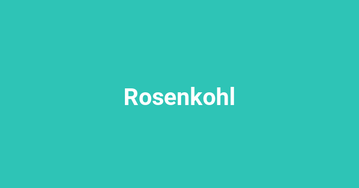 Rosenkohl