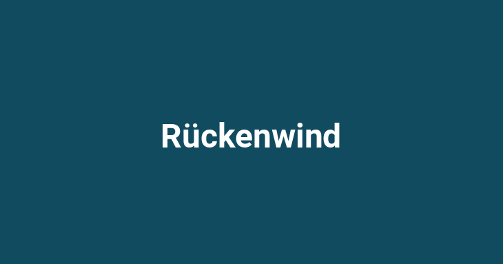 Rückenwind