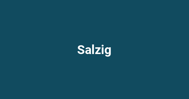 Salzig